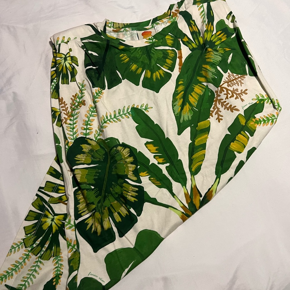 Farm rio Leaf Print dress